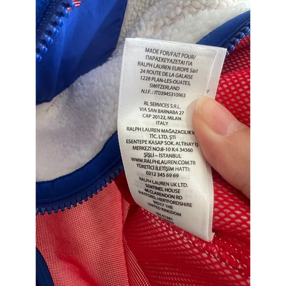 Polo Sport Ralph Lauren fleece red rocks jacket full zip size XL - Picture 9 of 9